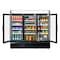 Maxx Cold Refrigerator 72 cu.ft., 3 Door, Comm. Merchandiser, Black/Glass MXM3-72RB - alternate 5